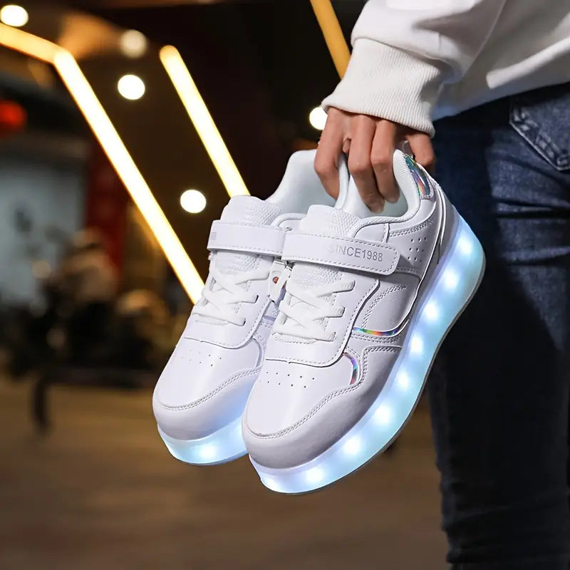 Glide in Style with Velo – Sneakers with Wheels and Light-Up Soles
