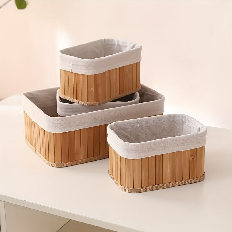 Bamboo Storage Basket Set – Naturally and Stylishly Organising Your Home