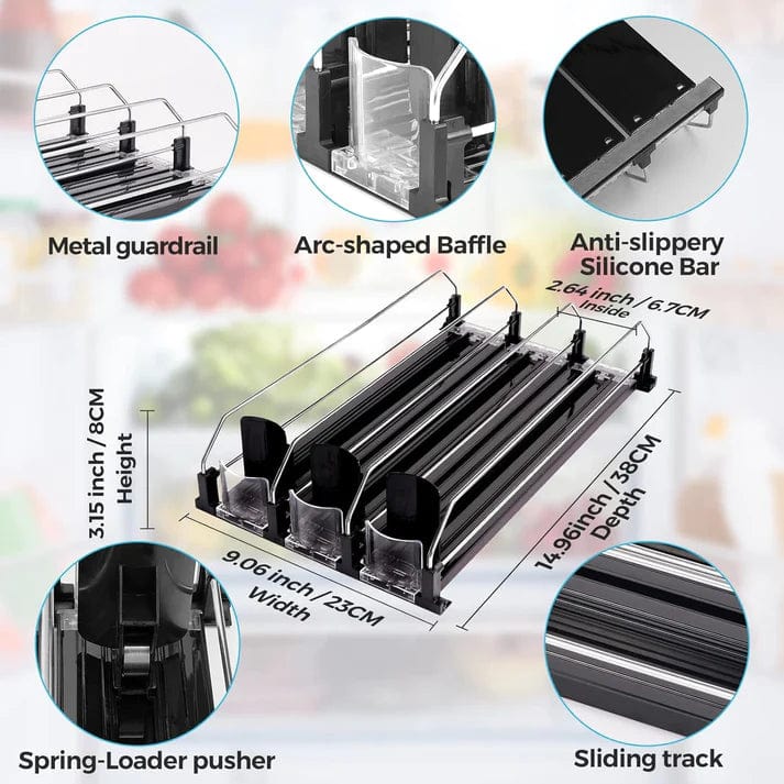 OrganizerPro - Smart Can Holder with Push System
