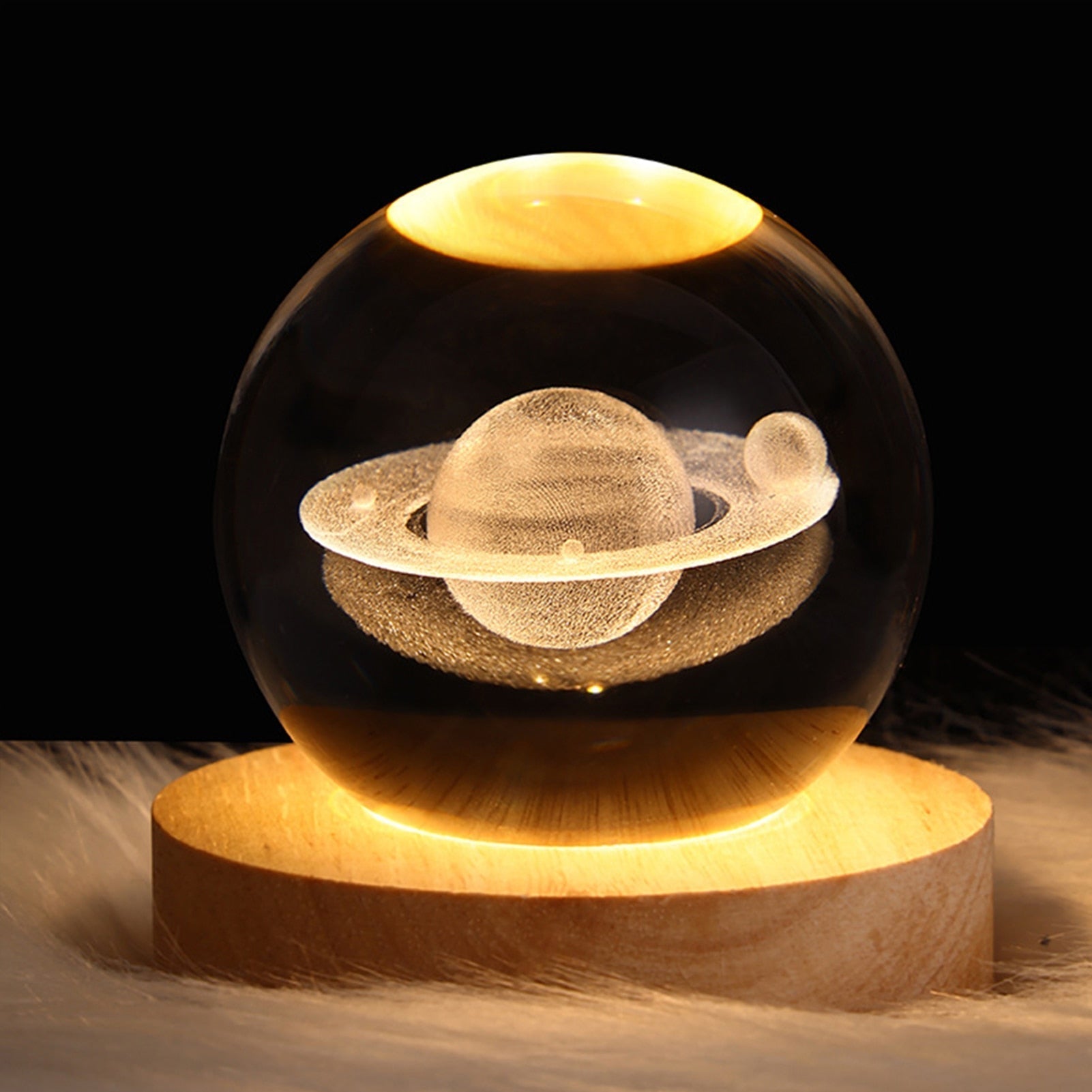 ZenSphere Crystal Light Orb | Eco-Friendly LED Lamp for Peaceful Atmosphere