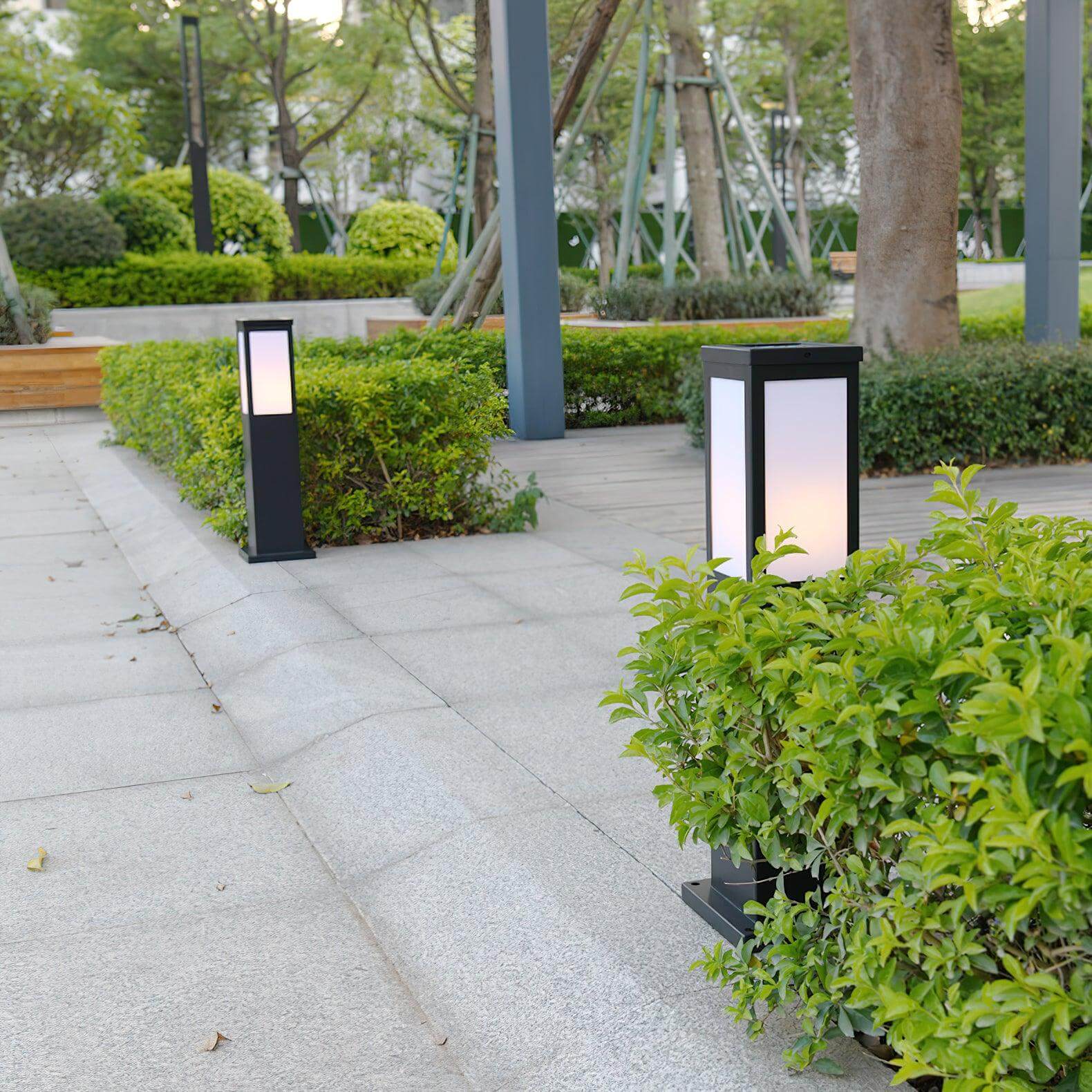 Modern Outdoor Post Lamp