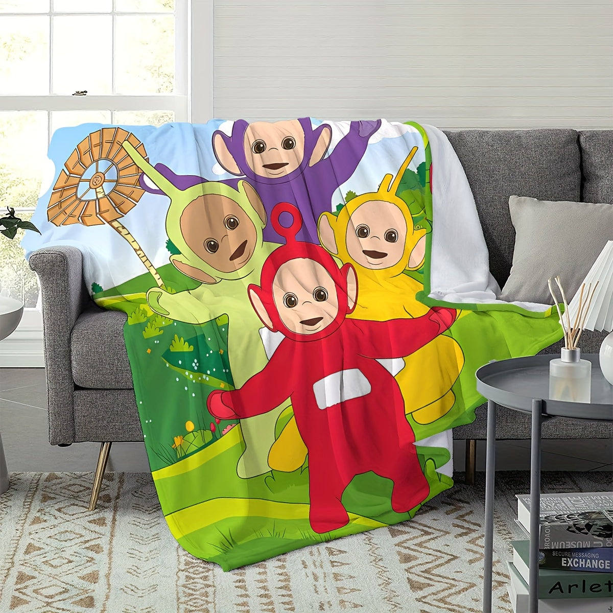 Teletubbies Blanket - For Children, Soft and Versatile