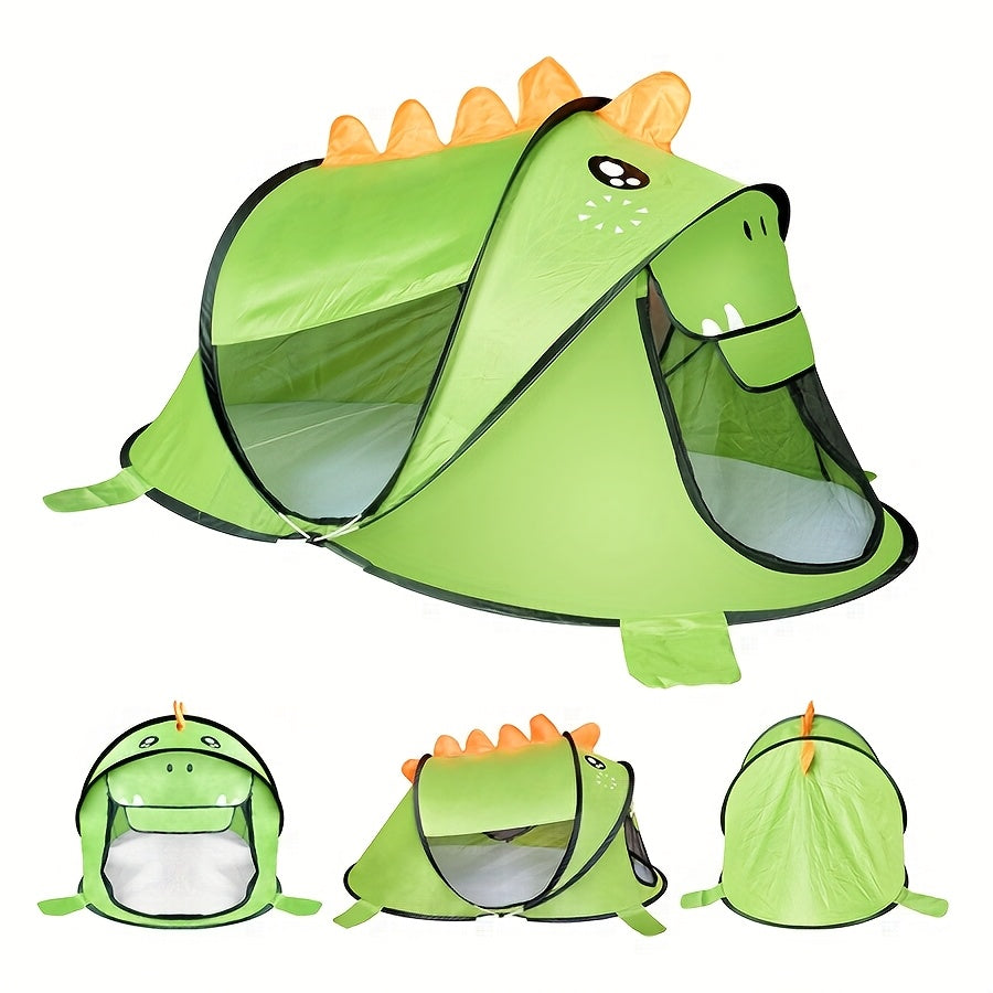Children's Dinosaur, Shark & Bear Pop-Up Play Tent Set with UPF 50 – Breathable & Portable for Babies & Toddlers