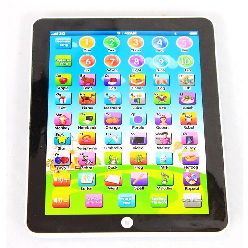 Interactive Learning Tablet for Toddlers with Sound, Colours & Quiz Function – 7.5 Inches