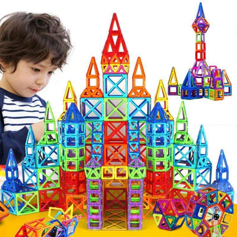 Magnetic Construction Blocks for Children – Educational Play Set with 118/148 Pieces