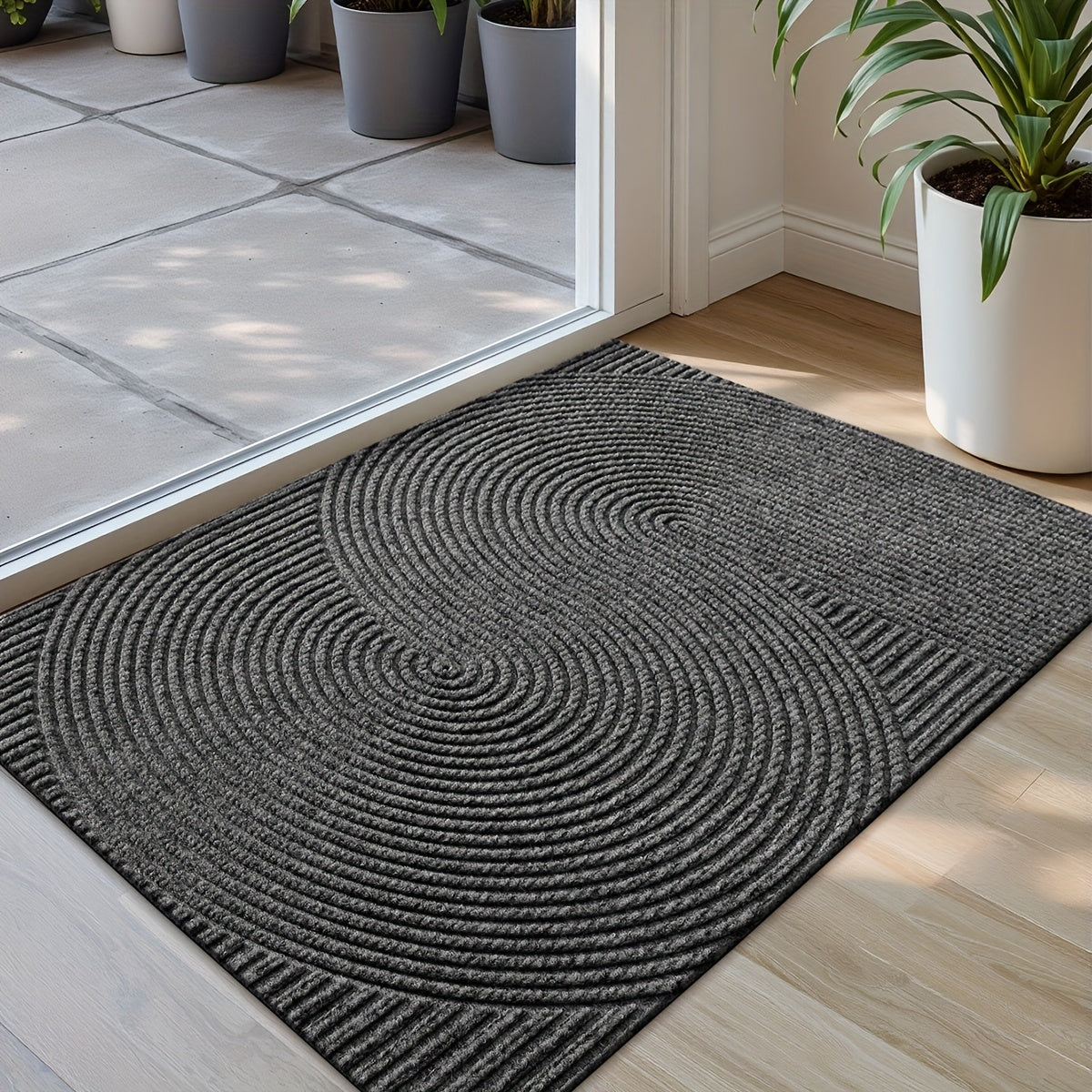 Dajiang Geometric Door Mat – Durable and Elegant