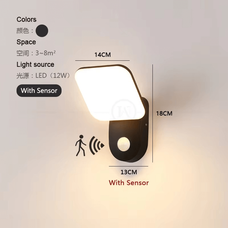 Smart LED Wall Lamp with Motion Sensor