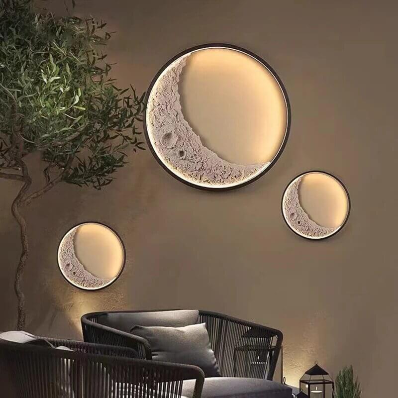 Outdoor Lamp Moon Design - Atmospheric Garden Lighting