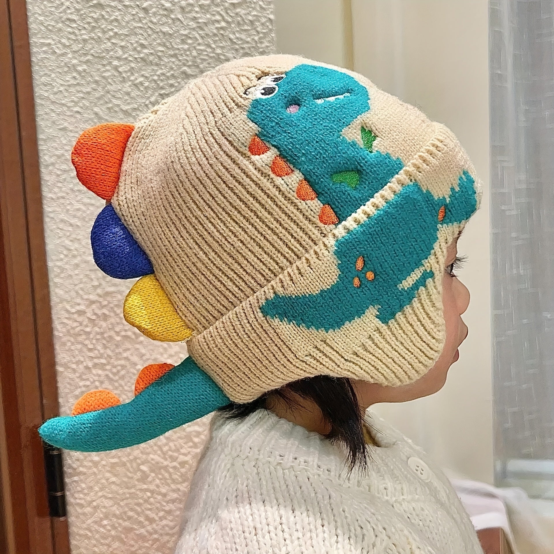Dino Winter Hat for Children - For Playful Warmth