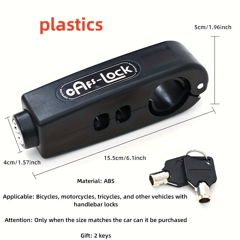 SafeGuard Mini Bike Lock - Compact and Durable for Optimal Protection of Your Bike and Scooter