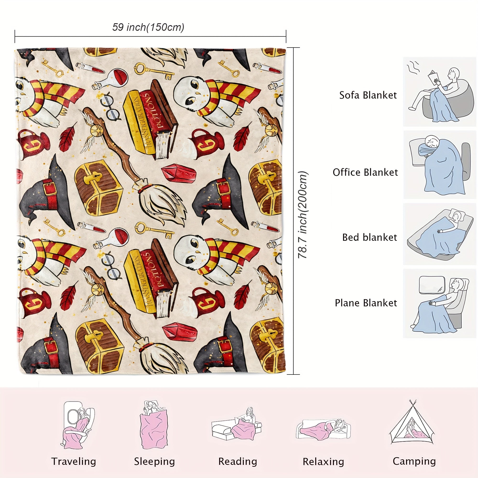 Magical Harry Potter Blankets – For an Enchanting Atmosphere in Your Home