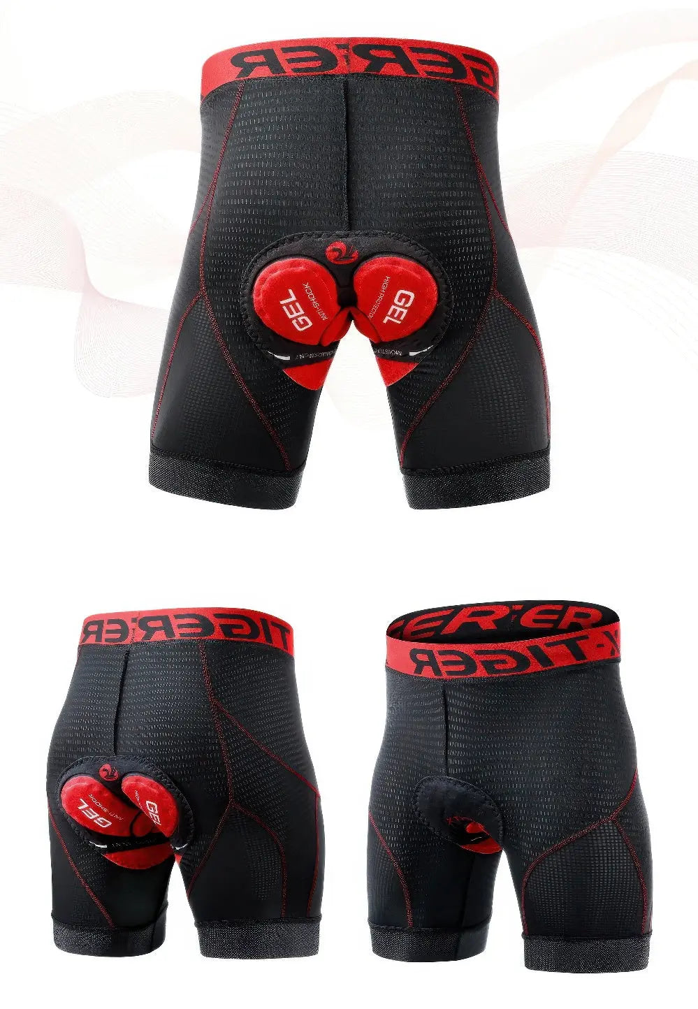 Gel Padded Cycling Shorts for Men
