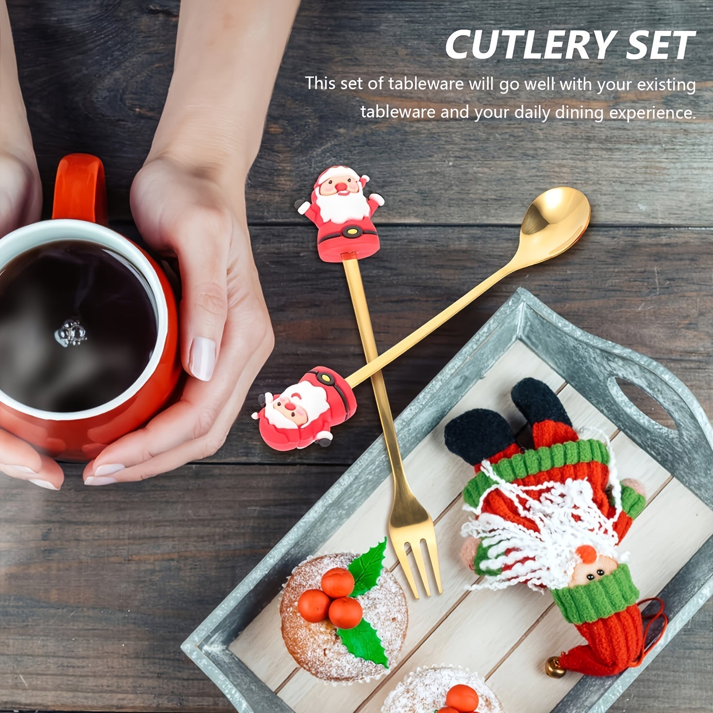 Christmas Spoon Set - For Festive Table Moments