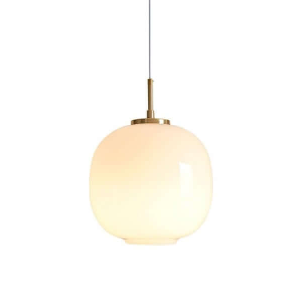 Modern Pendant Light - Opal Glass Design