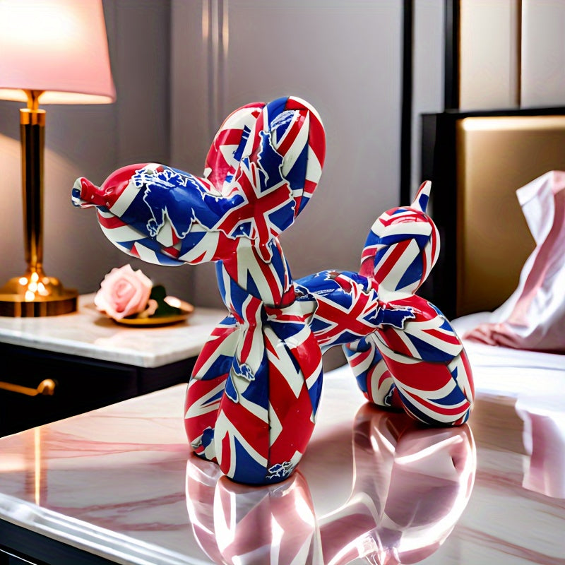 Joyful British Balloon Dog - For a Creative and Playful Atmosphere
