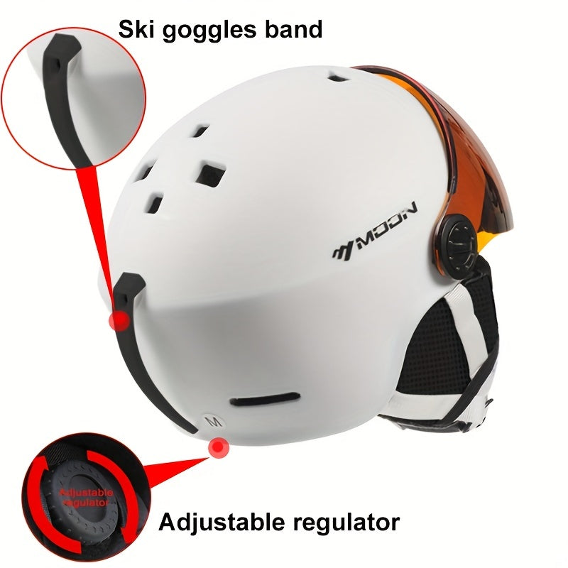 High-Quality Ski Helmet with Removable Parts – Safe and Comfortable for Outdoor Activities