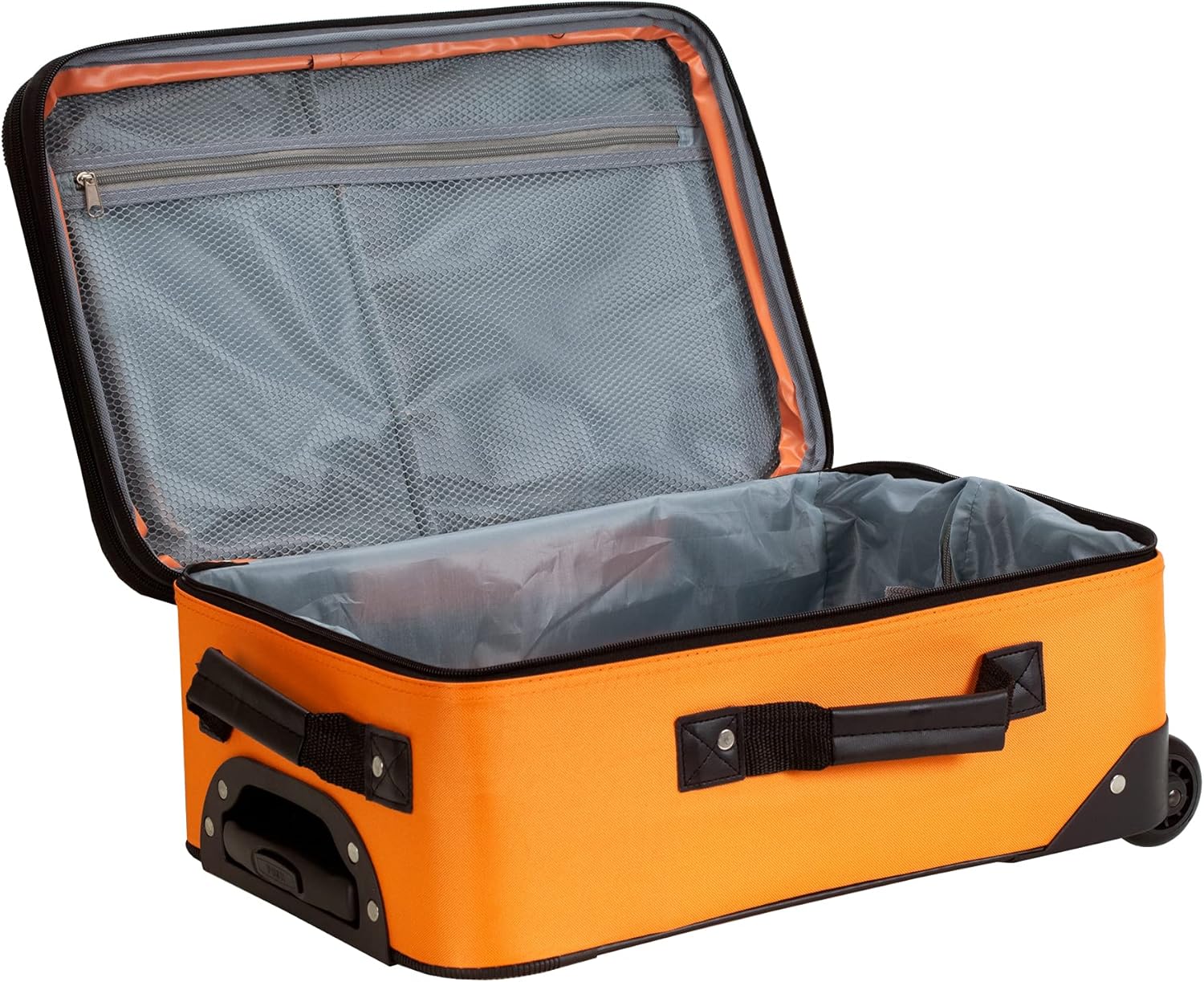 2-Piece Softside Upright Luggage Set with Cabin Bag & Smooth-Running Wheels