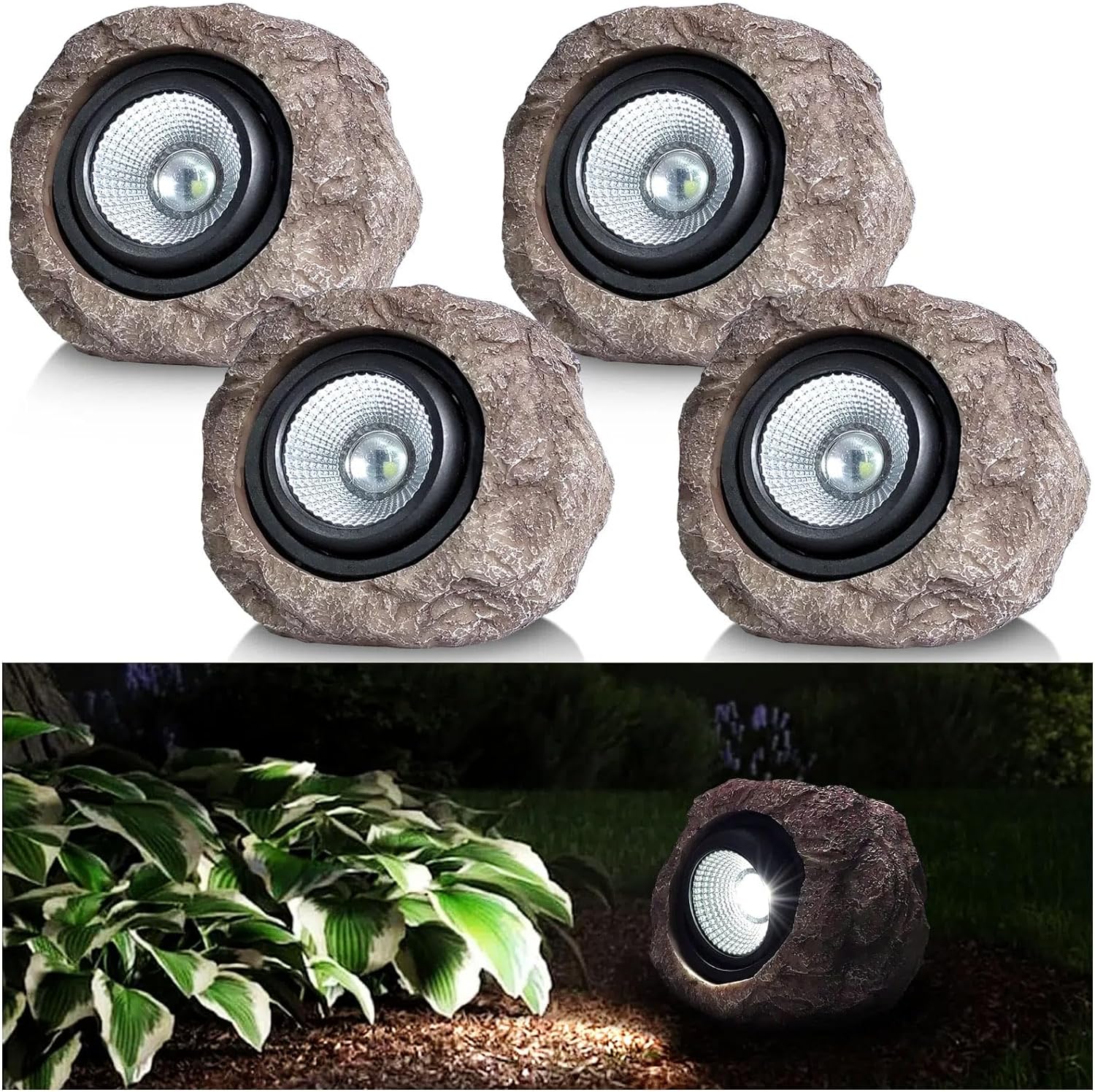 RadiantRock SolarLight | Outdoor Rock Lighting Solution with Energy Efficiency and Weather Resistance