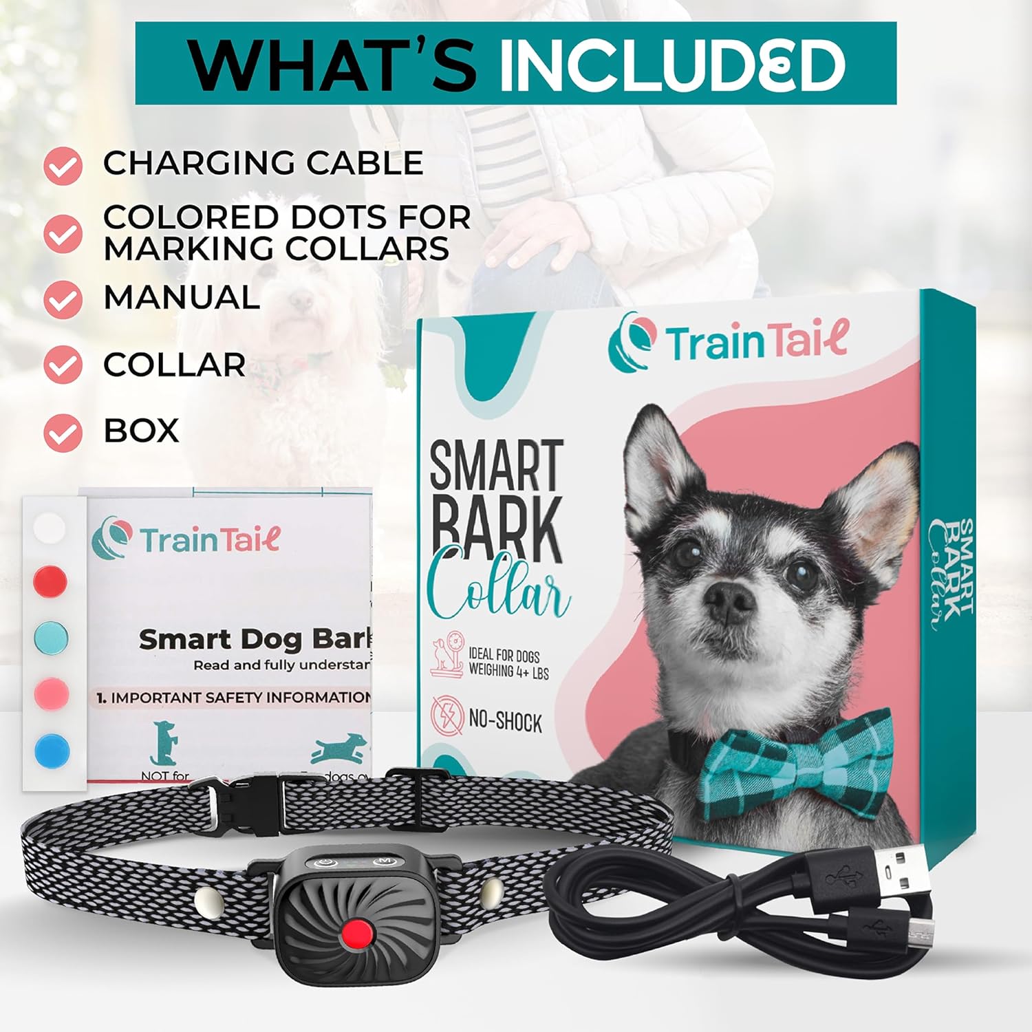 BarkEase Anti-Bark Collar | For Small Dogs