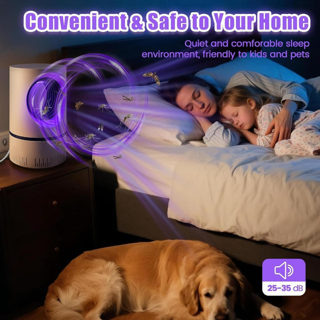 UV Light Insect Trap - Mosquito and Fly Killer for Indoor and Outdoor Use