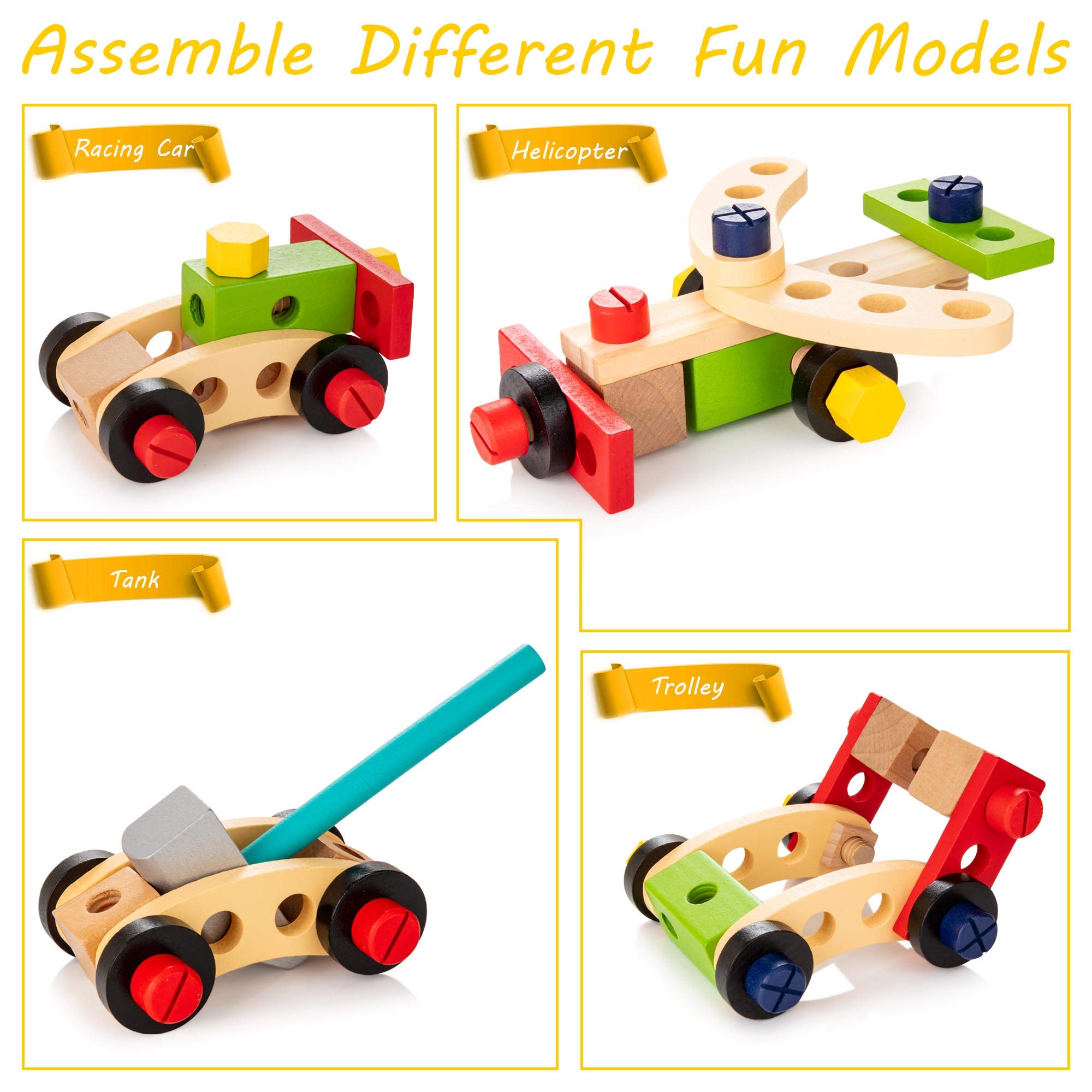 Wooden Tool Box for Children - Creative and Educational