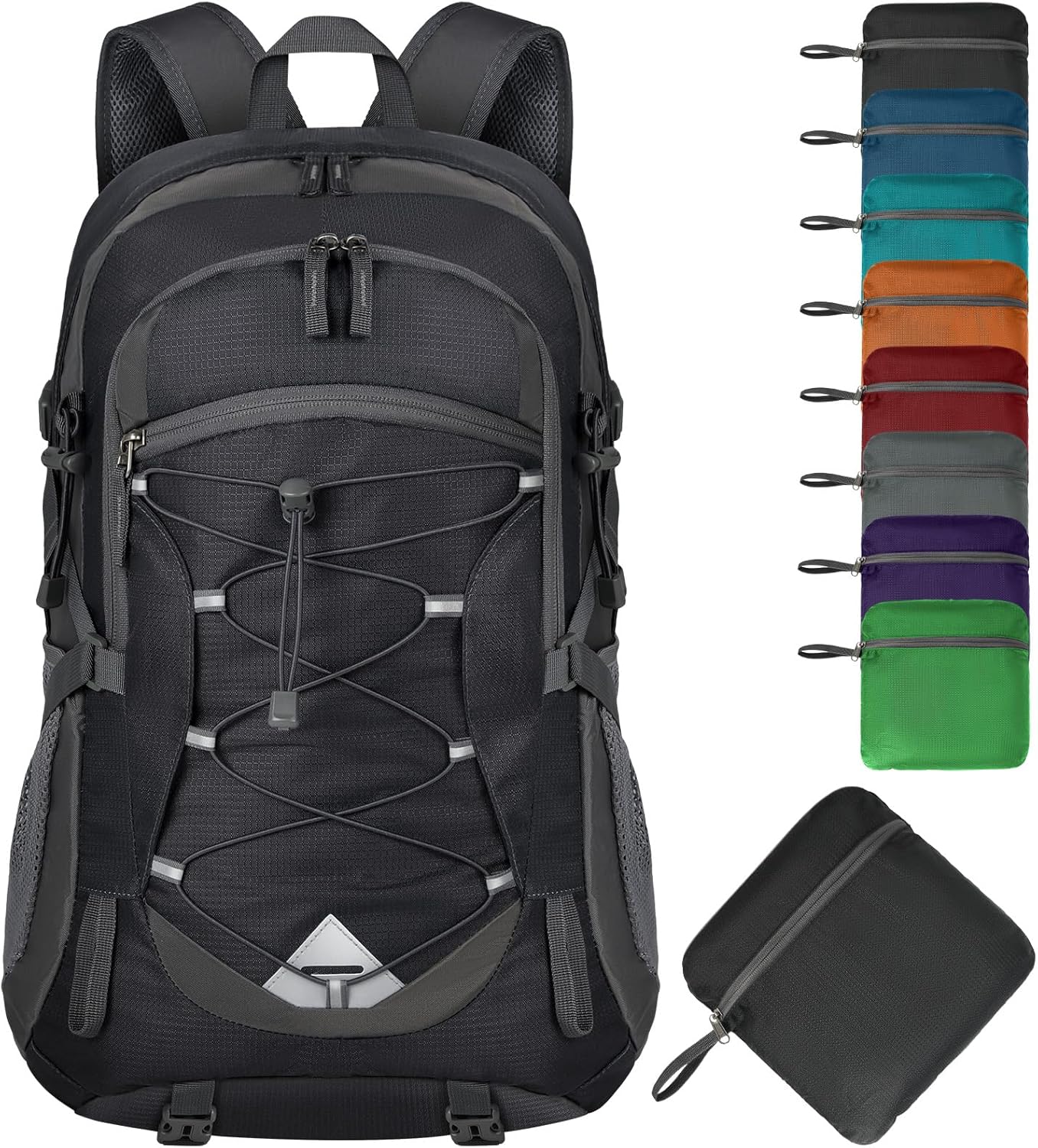 40L Waterproof Hiking and Camping Backpack – Lightweight & Foldable – 1+1 FREE