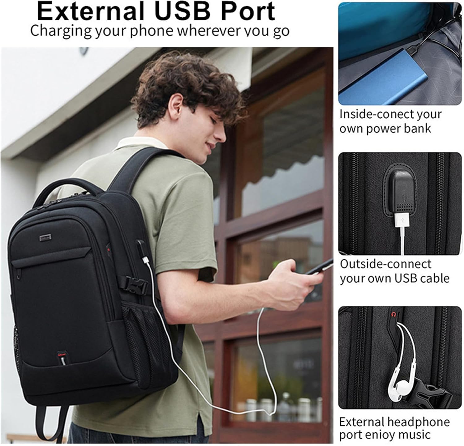 Waterproof Laptop and Travel Backpack with Organised Compartments