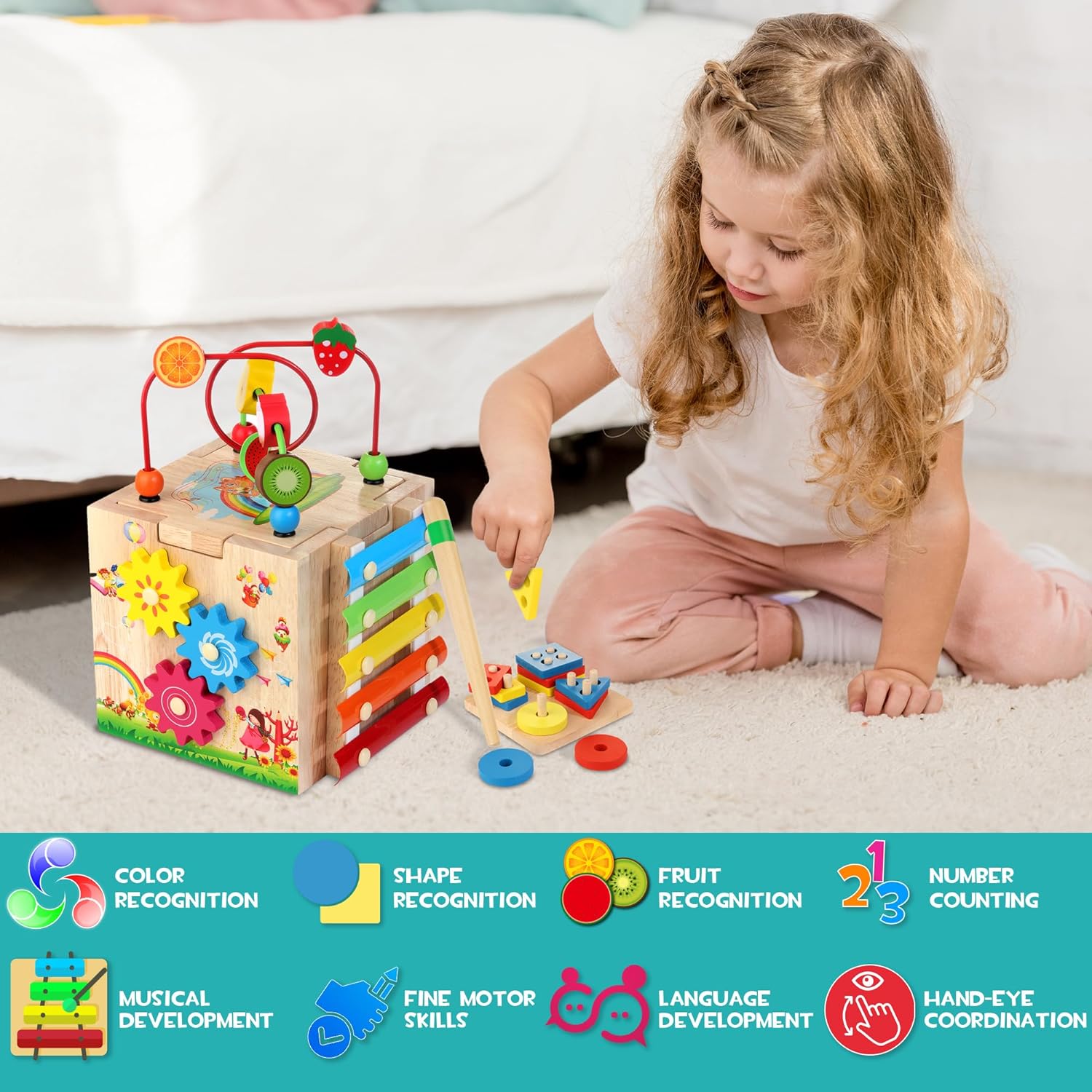 8-in-1 Montessori Play Cube – Cubbi