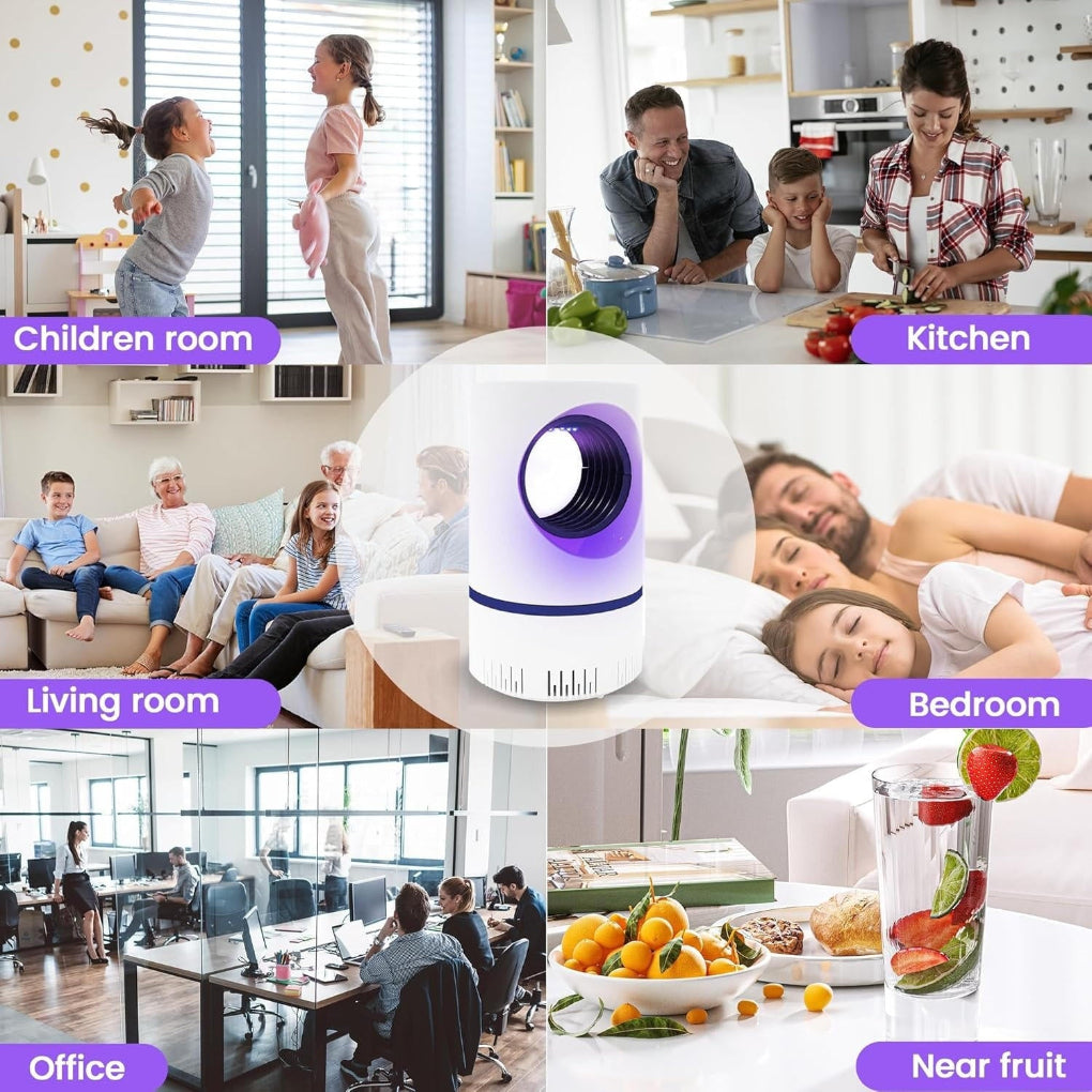 UV Light Insect Trap - Mosquito and Fly Killer for Indoor and Outdoor Use