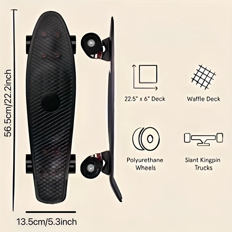 Mini Cruiser Skateboard - Compact, Stylish and Suitable for All Levels