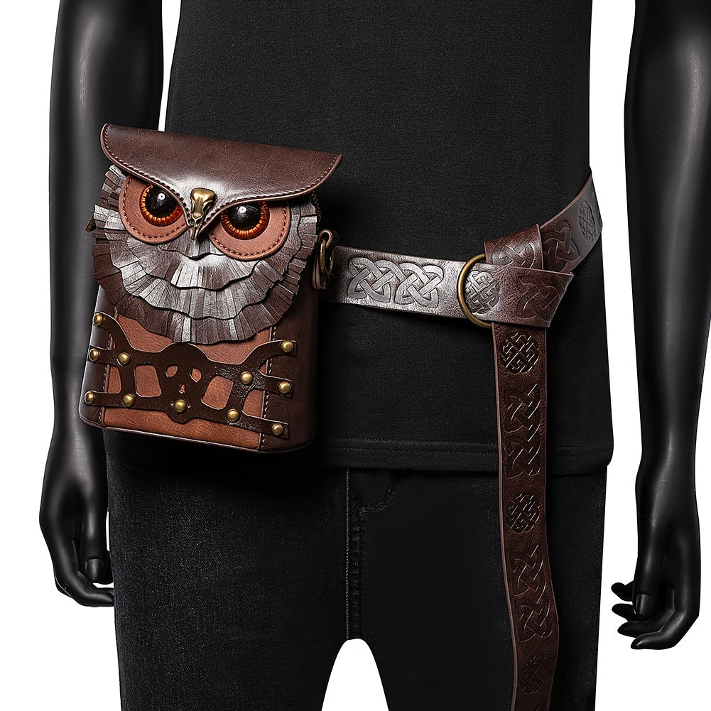 Steampunk Owl Mini Shoulder Bag – Stylish and Functional
