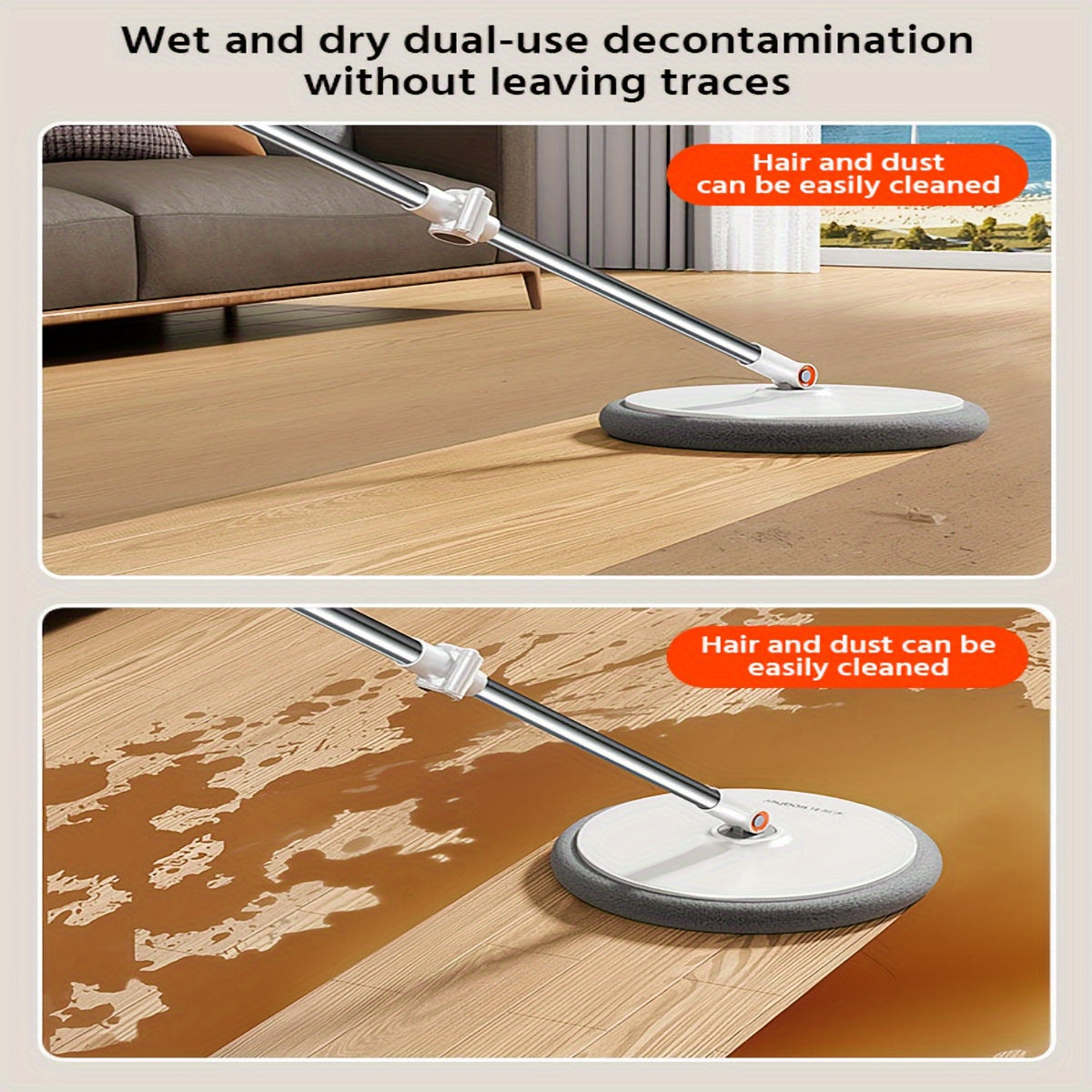 FlexiClean Spin Mop Set – Hands-Free, Adjustable and Efficient Cleaning