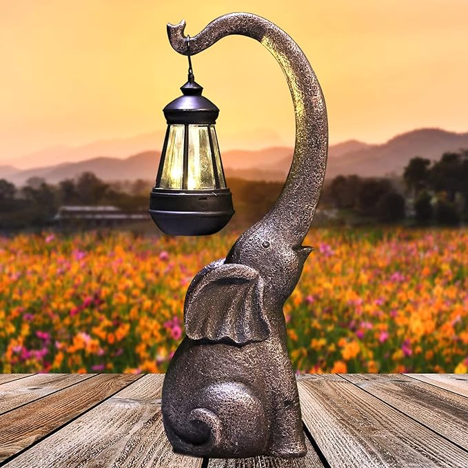 Charming Elephant Lamp - Unique and Atmospheric
