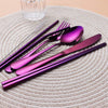 Portable Stainless Steel Cutlery Set - Travel Essential!