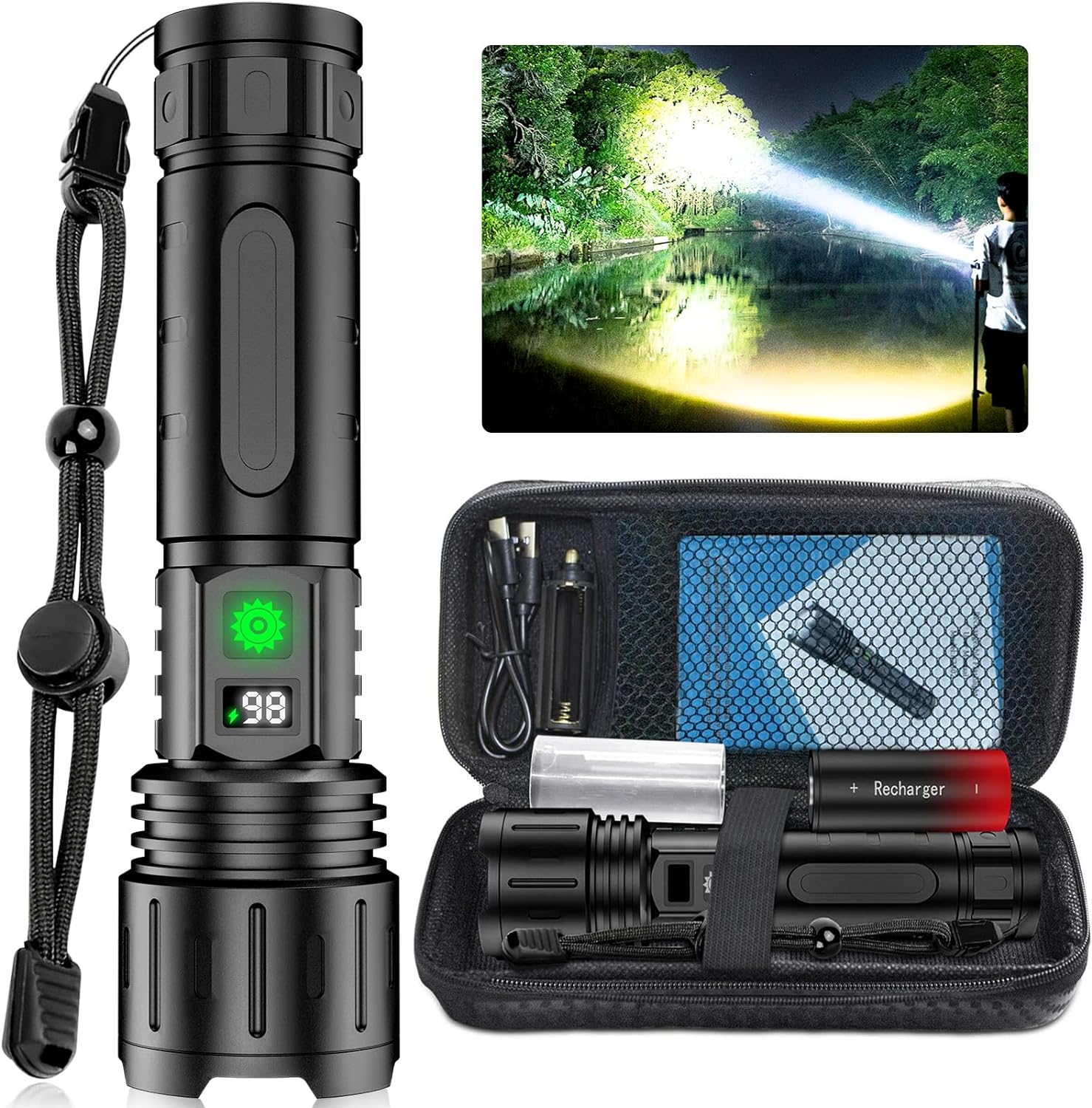 UltraBright Torch - Powerful and Rechargeable