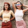 Heart-Shaped Transparent Sunglasses without Frame - Cora, Summer 2025 Edition