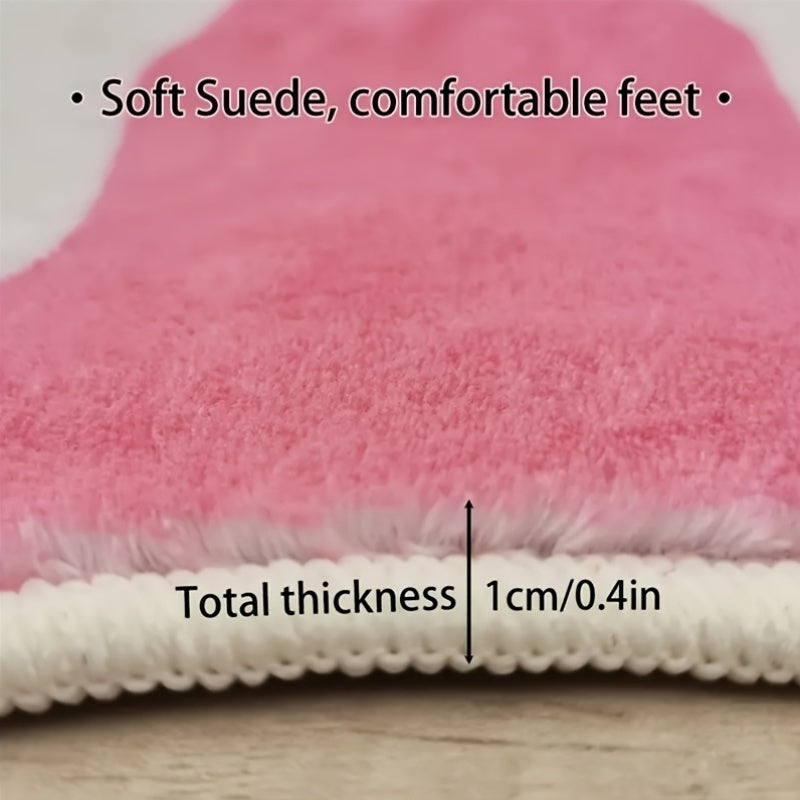 Abstract Geometric Bath Mat – Absorbent and Soft for Bathroom or Kitchen