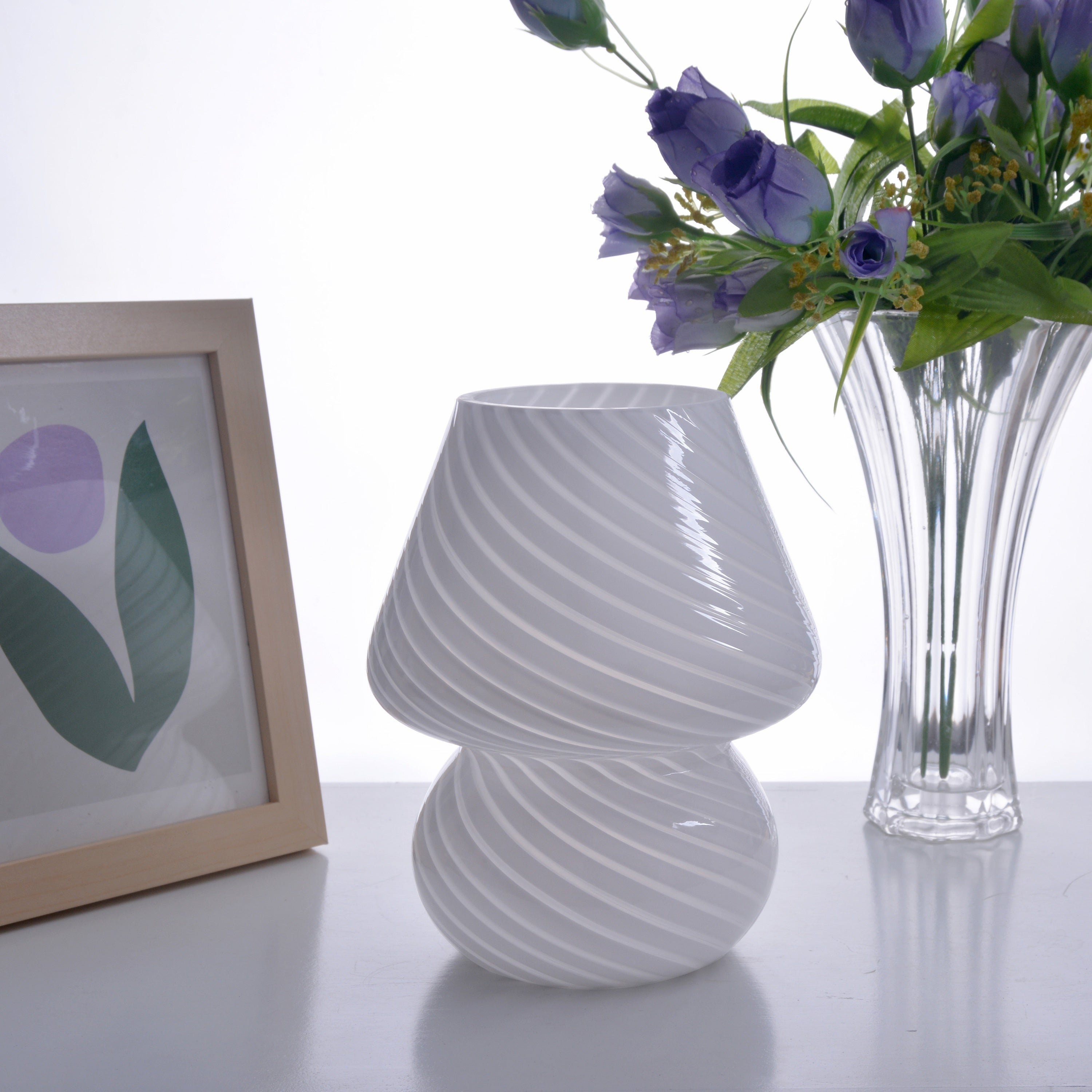 Striped Table Lamp - Atmospheric and Timeless Design