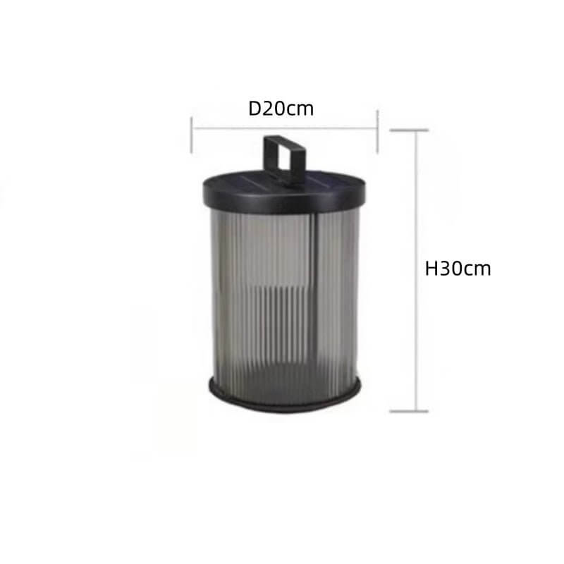 Crystal Glass Outdoor Lamp - Solar Energy