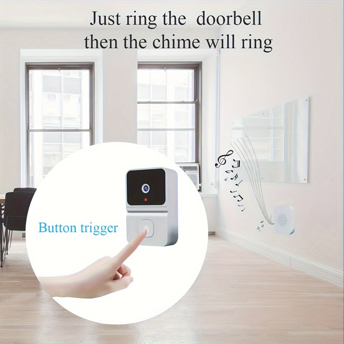 VisioBell Smart Doorbell - Safety and Comfort with HD Video and Two-Way Communication