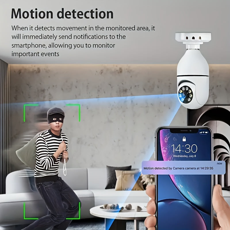 VisionGuard Smart Lamp Camera - For Safety and Comfort at Home