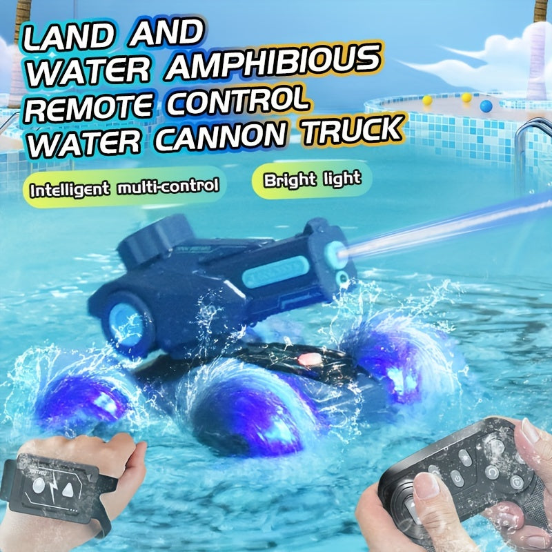 SplashRider Amphibious RC Water Cannon Truck – Splashing Fun