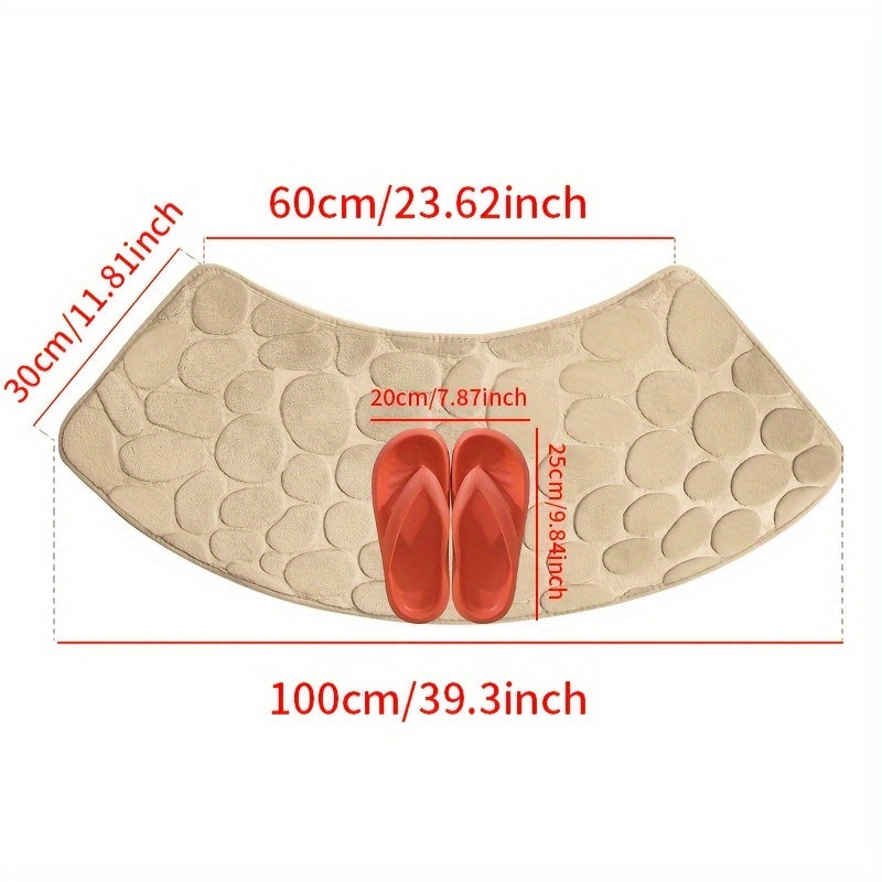 Cobblestone Bath Mat - For Comfortable Bathing Experiences
