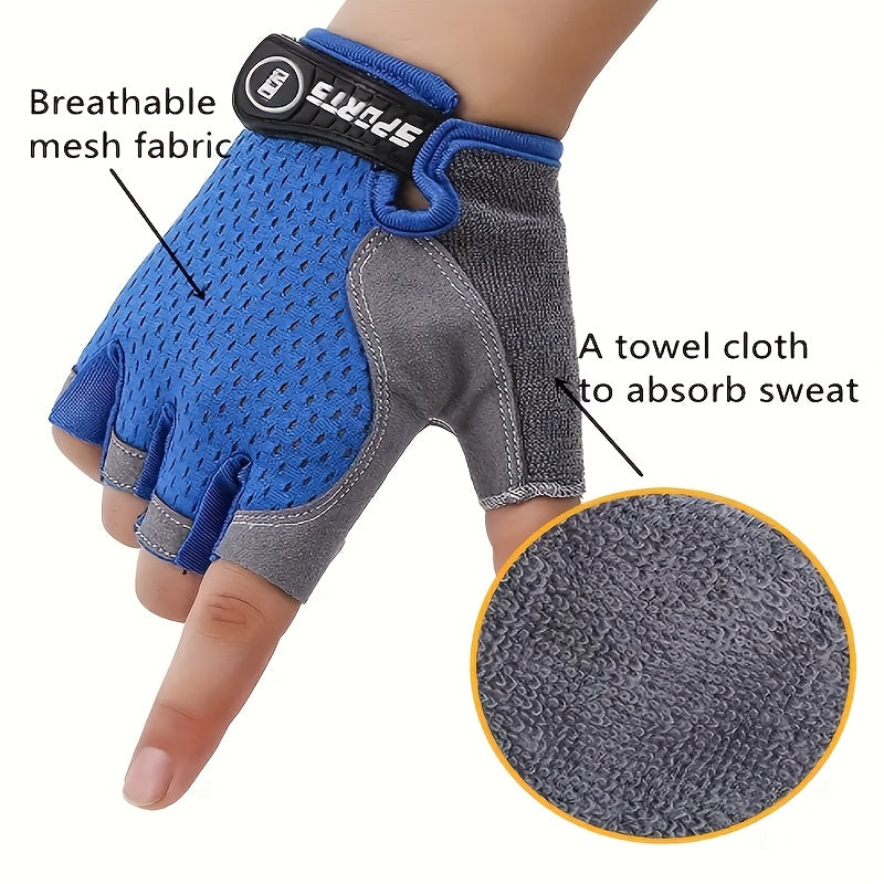 Half Finger Gloves for Cycling and Outdoor Activities – Breathable and Non-Slip Design