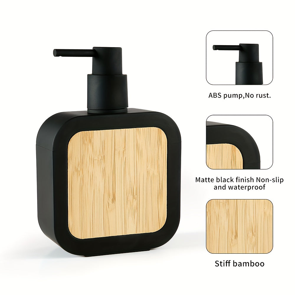 Matte Black Soap Dispenser - For a Stylish Bathroom