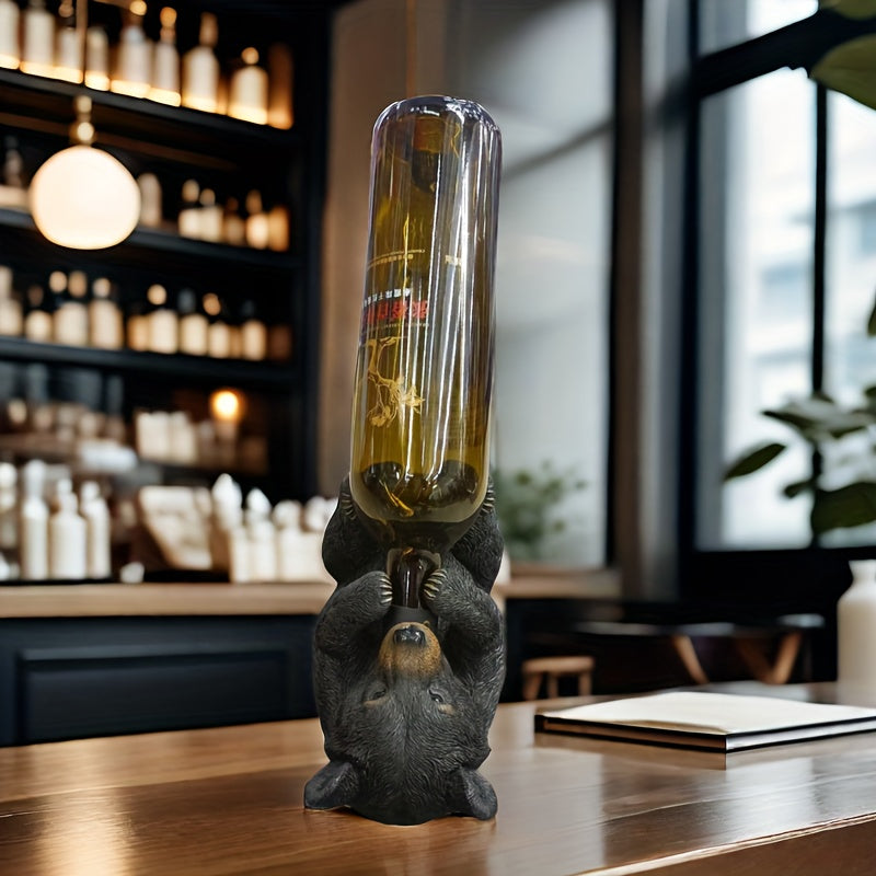 Bear Wine Bottle Holder – A Playful Addition to Your Wine Collection