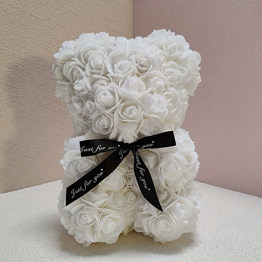 Luxury Rose Bear for Valentine’s Day - A Cute and Romantic Gift for Your Loved One