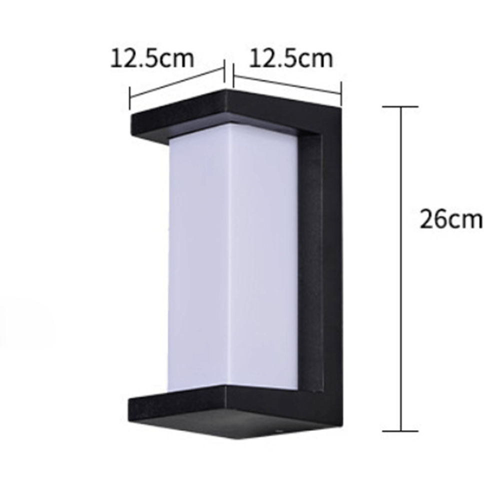 Modern Outdoor Wall Lamp Black-White - Garden Lighting