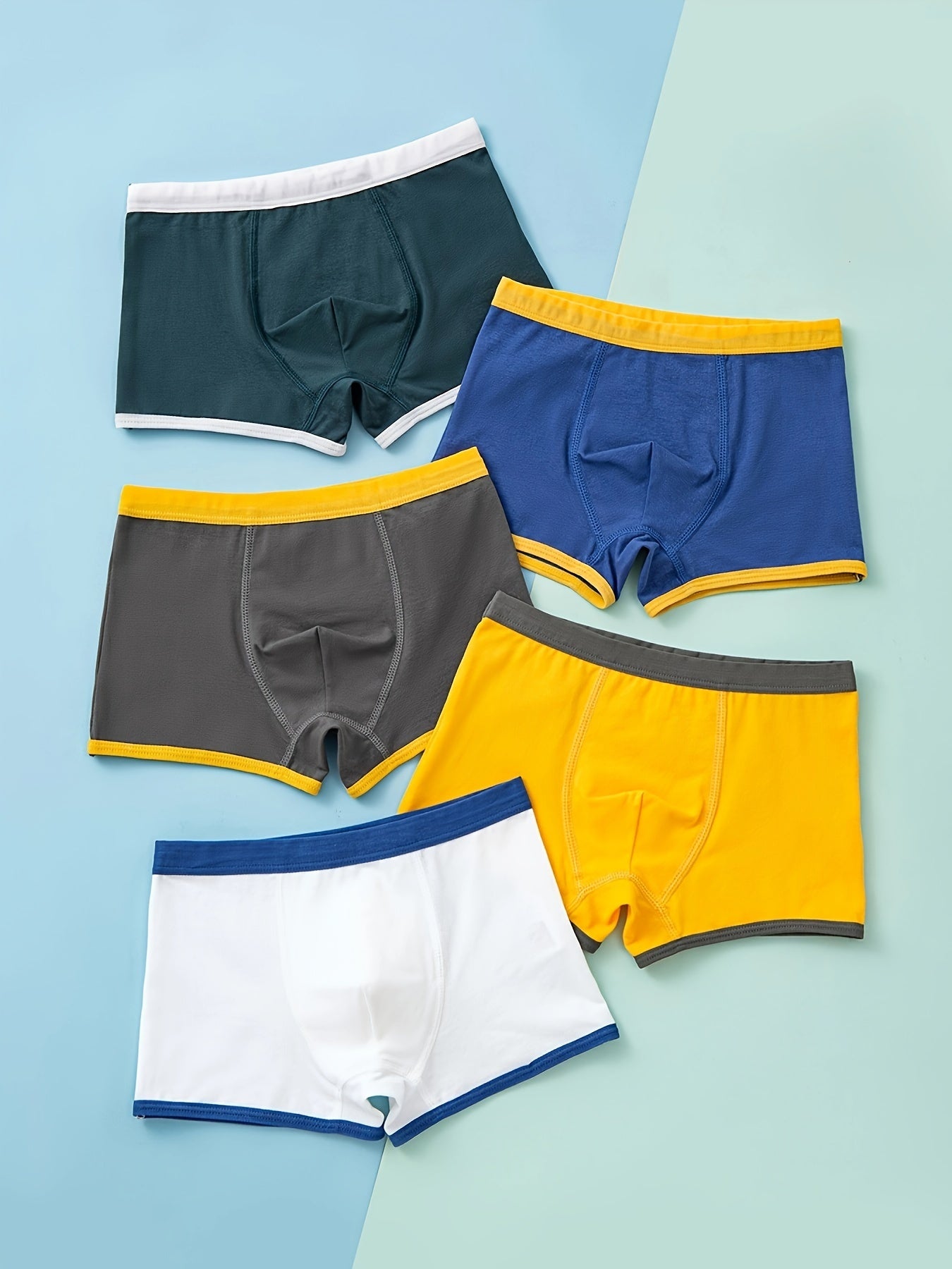 Dinosaur Underwear for Boys - 5-Piece Set of Comfortable Boxers