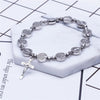 Gold and Silver Coloured Christian Cross Bracelet – Solana